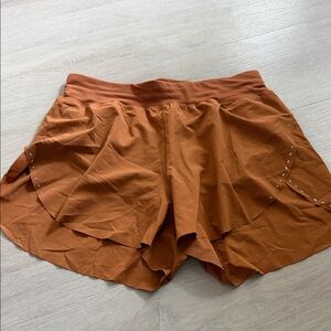 lululemon athletica Rust Orange Athletic Shorts